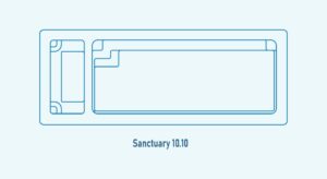 Compass Combo Pools Sanctuary Pool Combo 10 10