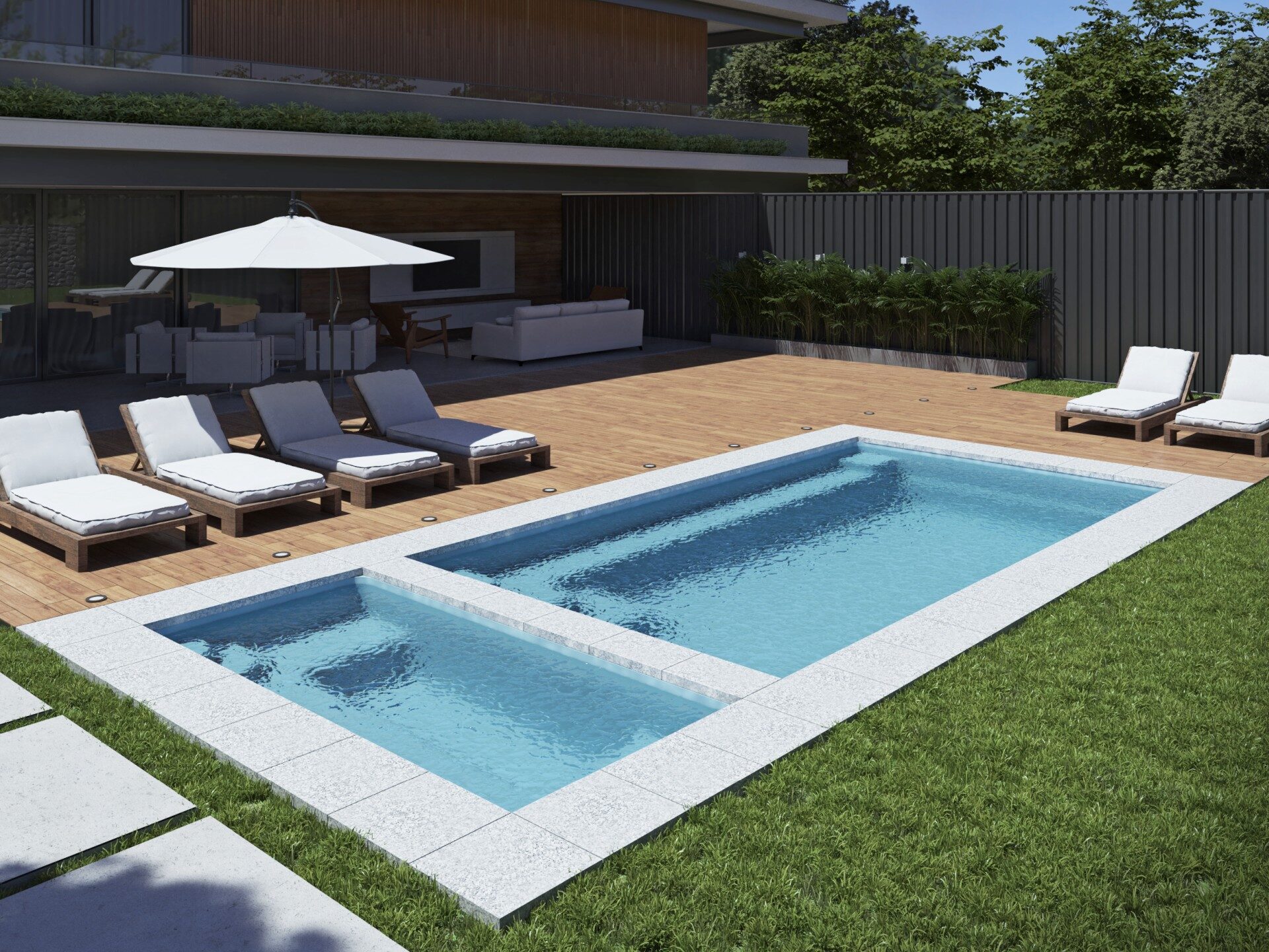 Compass Pools Australia Sanctuary 7.9 Pool Combo 01