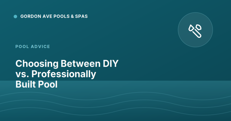 choosing between diy vs professionally built pool