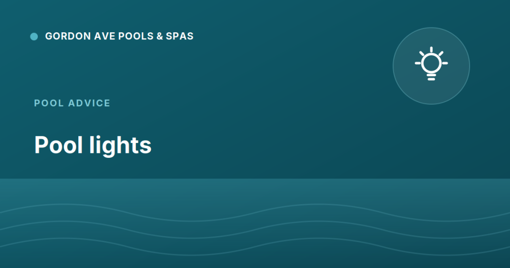 pool lights